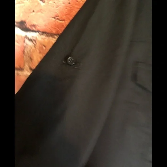 Women’s Black Passport Button up Blouse Top Medium 3/4 sleeve Roll up M - Picture 2 of 3